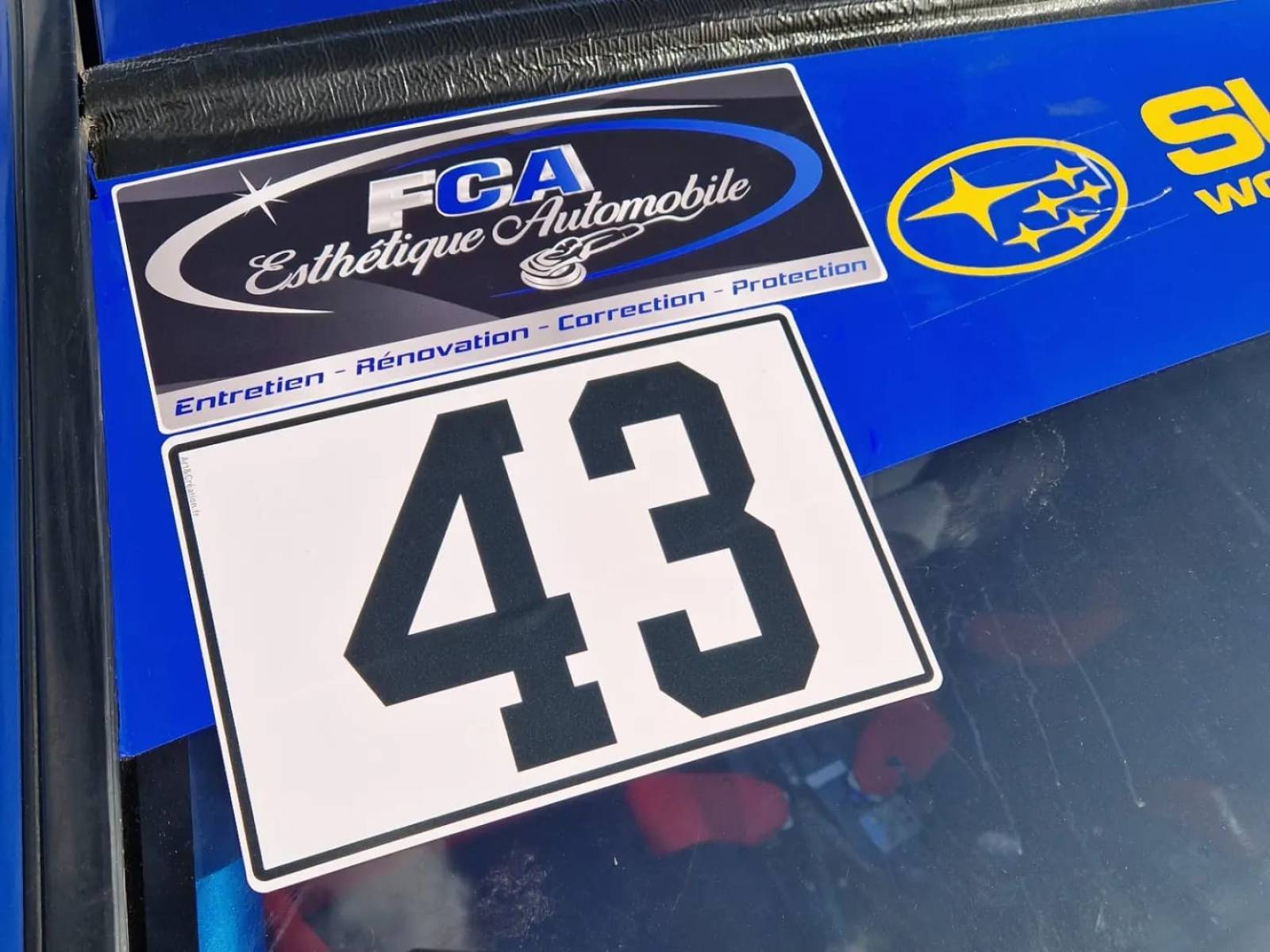 La société FCA esthétique automobile partenaire du 15ème rallye monts et coteaux