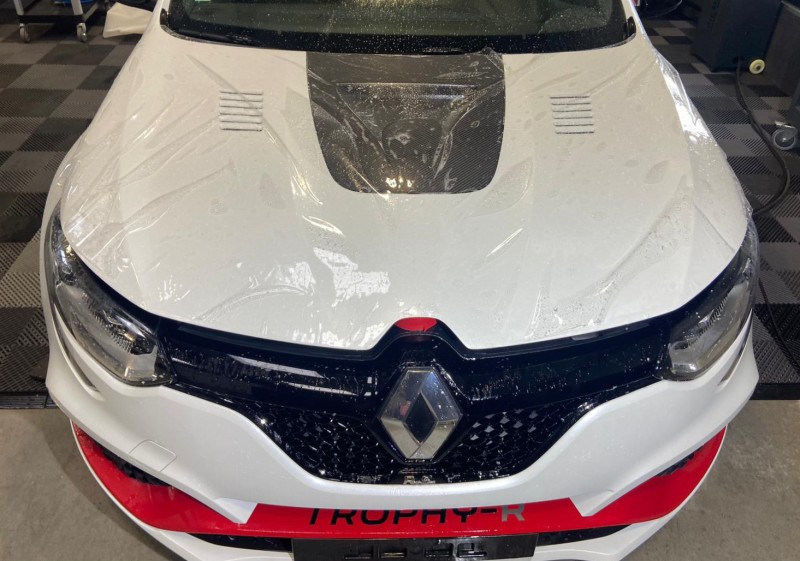 Protection de carrosserie, avec traitement céramique et pose PPF Mégane 4rs Trophy-R de Vaugneray