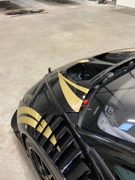 Covering complet sur une Lamborghini Huracan du Rhône