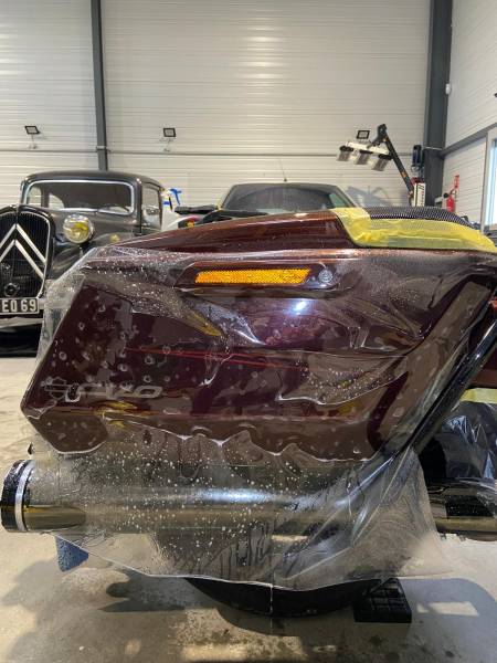 Protection carrosserie sur une Harley Davidson CVO Street Glide de 2024 de l’Ain