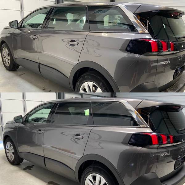 Pose de vitres teintées sur l'ensembe du 5008