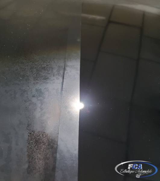 Avant / Après le polissage en deux étapes