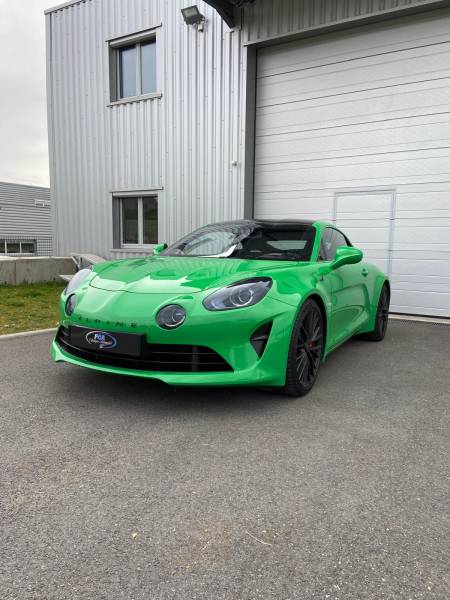 L'alpine vert jardin lors de son arrivée