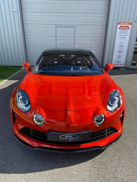 Protection complète par un film PPF pour une Alpine A110S dans la Loire