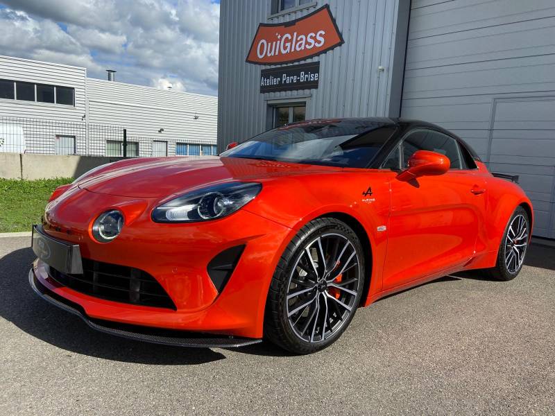 Protection complète par un film PPF pour une Alpine A110S dans la Loire