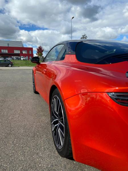 Protection complète par un film PPF pour une Alpine A110S dans la Loire