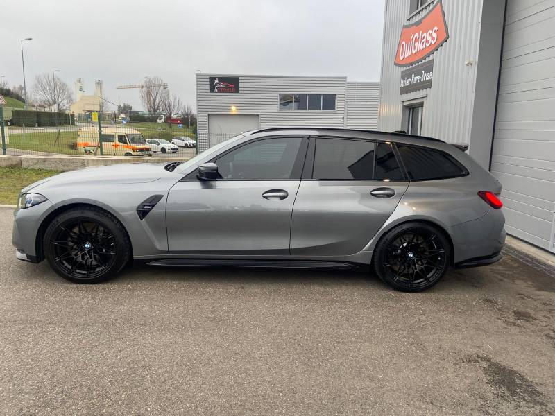 Protection PPF de la face avant d'une BMW M3 Compétition de Lyon