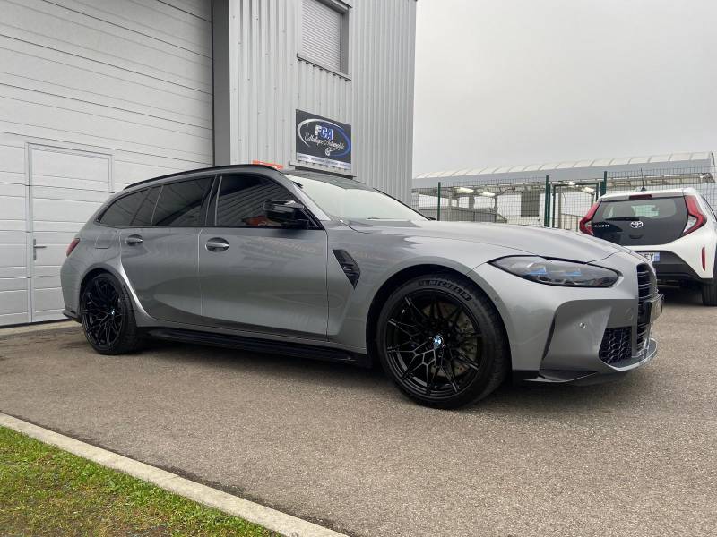 Protection PPF de la face avant d'une BMW M3 Compétition de Lyon