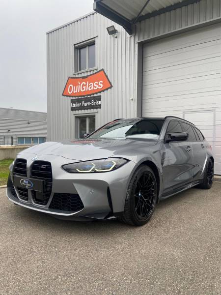 Protection PPF de la face avant d'une BMW M3 Compétition de Lyon