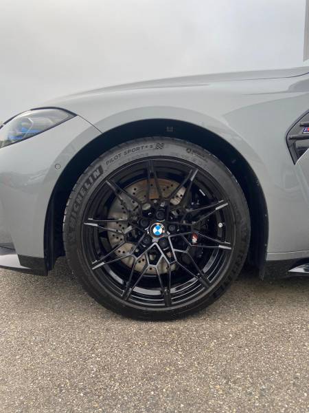 Protection PPF de la face avant d'une BMW M3 Compétition de Lyon