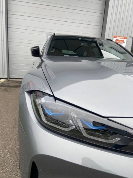 Protection PPF de la face avant d'une BMW M3 Compétition de Lyon